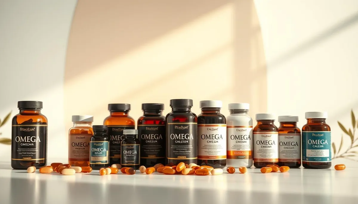 Selección de suplementos omega premium