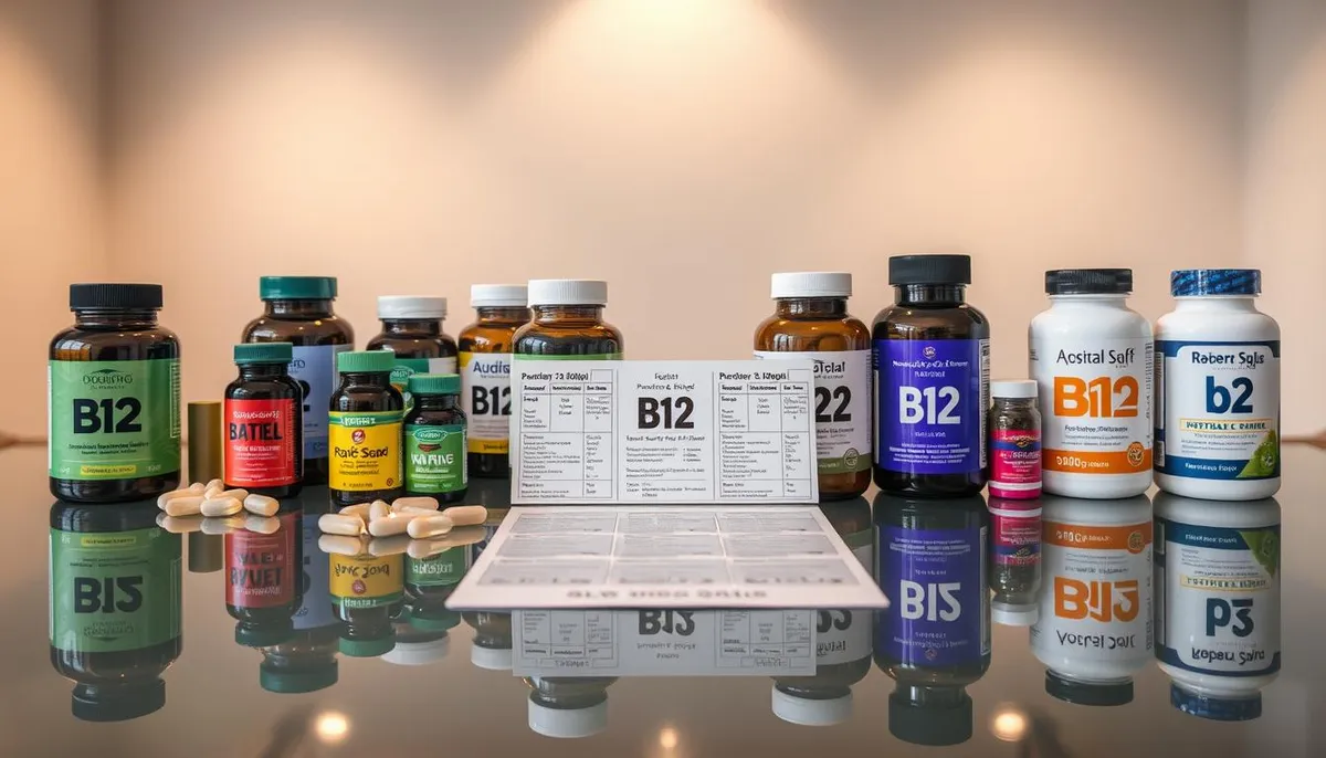 comprehensive b12 supplement product comparison