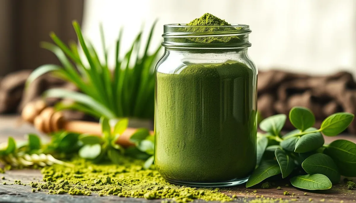 green powder superfood