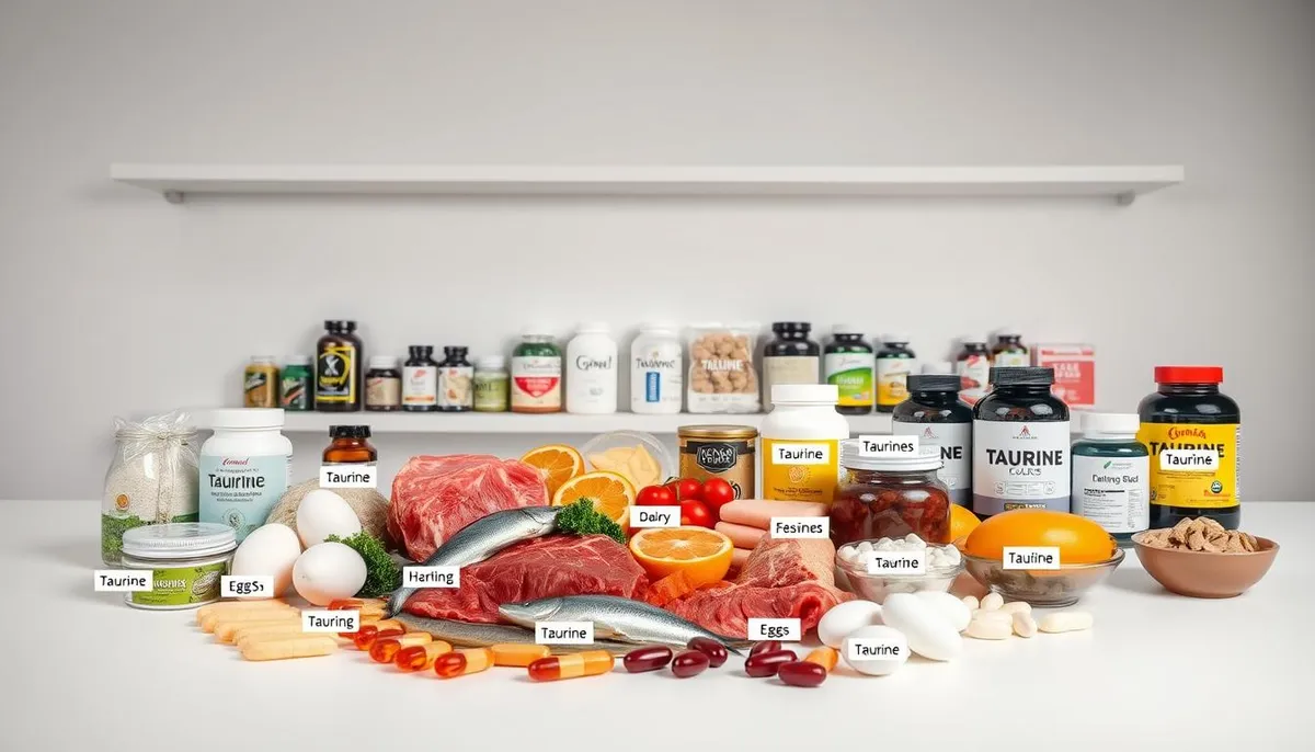 Taurine kayan kari da aka kwatanta