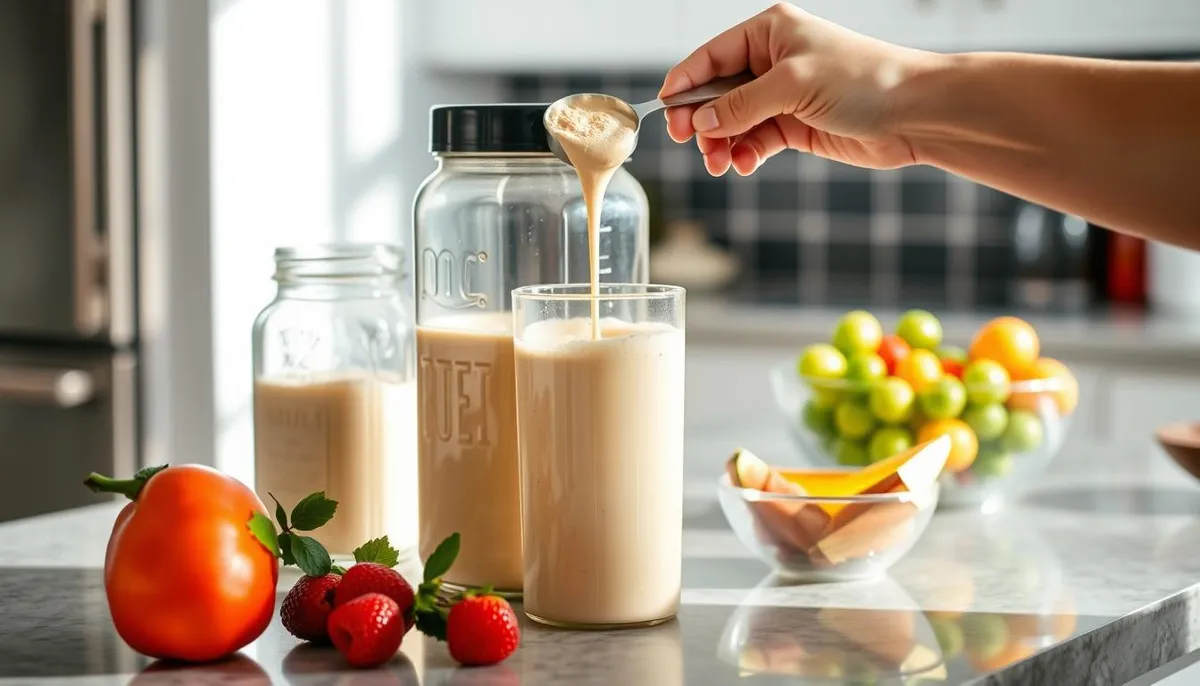 Incorporating protein powder into daily routine