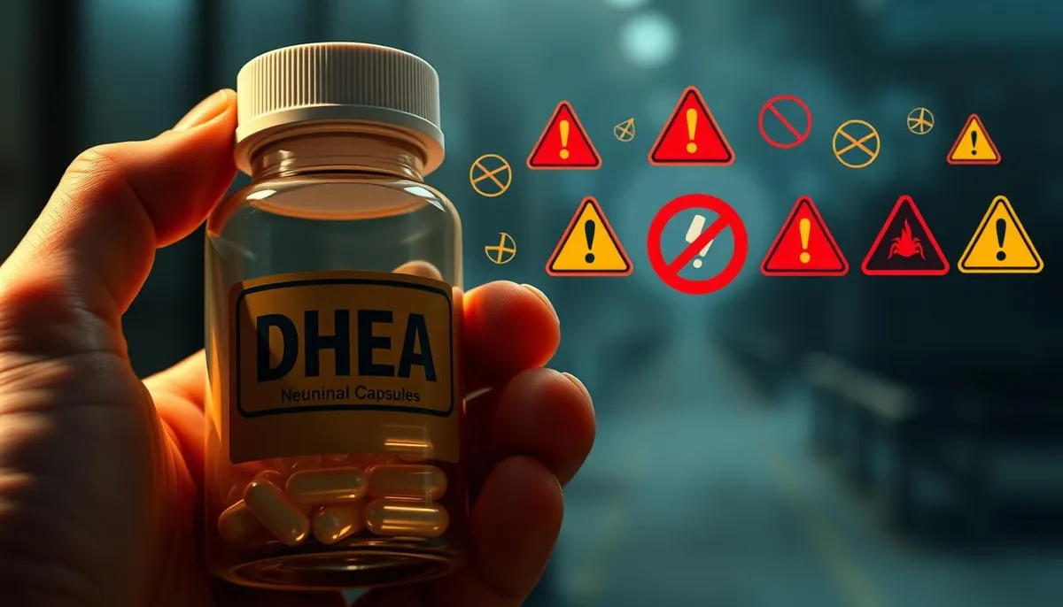 riesgos y efectos secundarios del suplemento DHEA