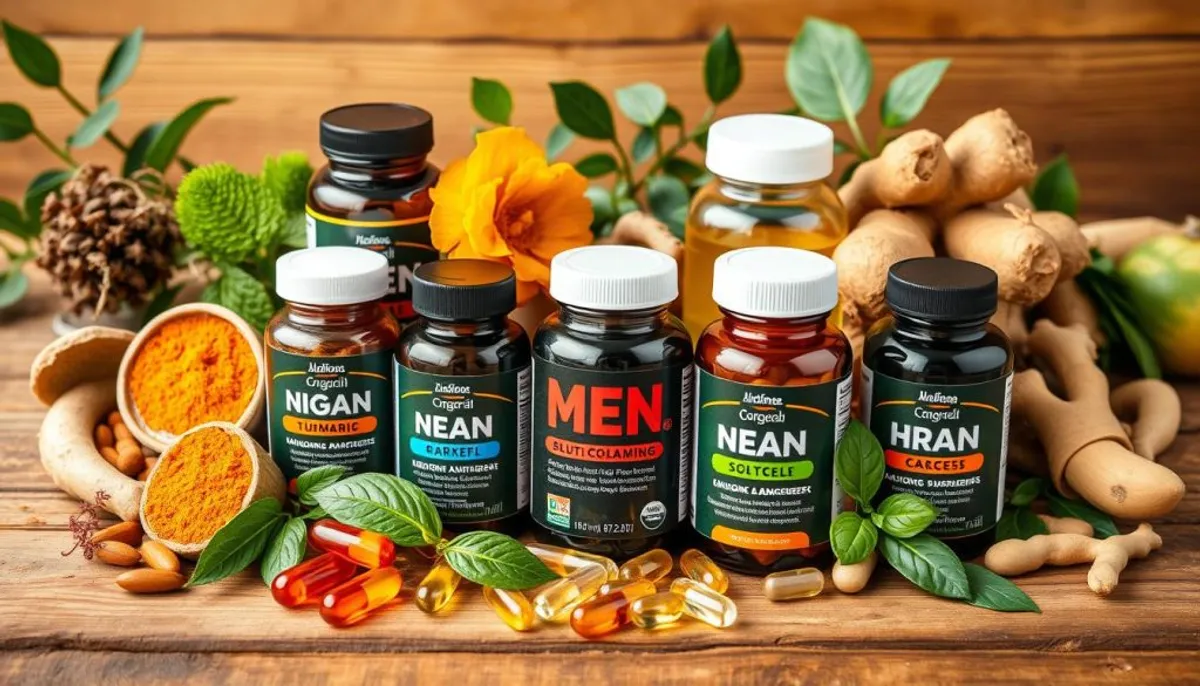 Anti-aging supplements for men supporting joint and bone health