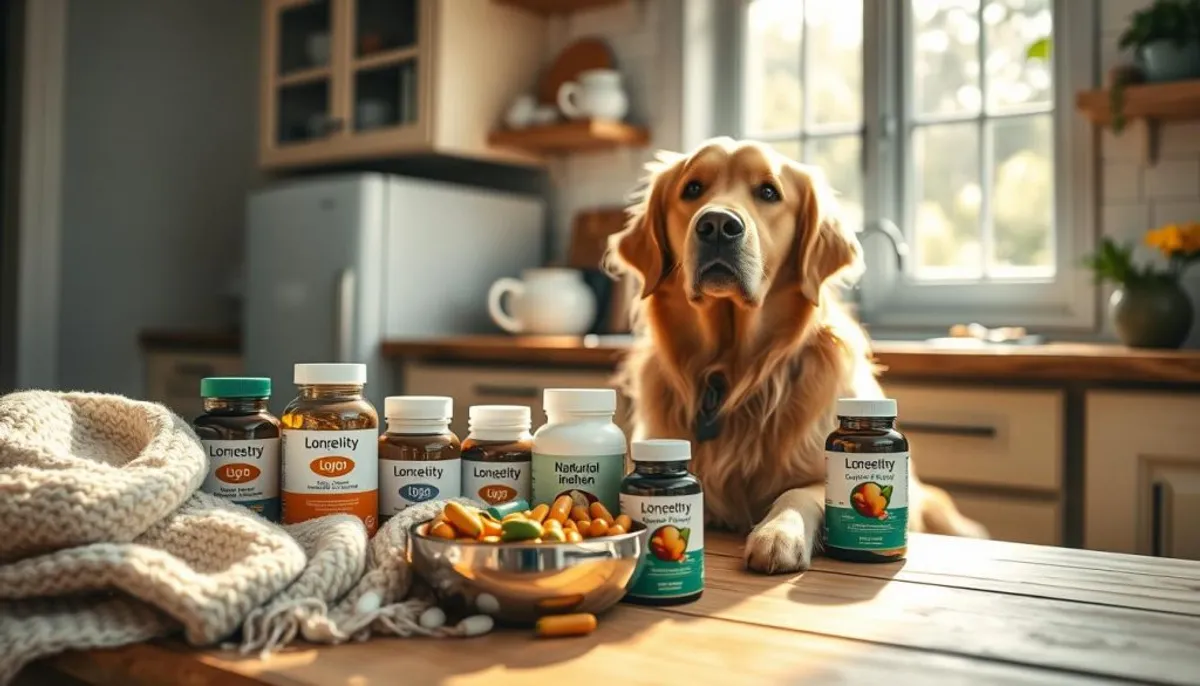 Dog longevity supplements administration