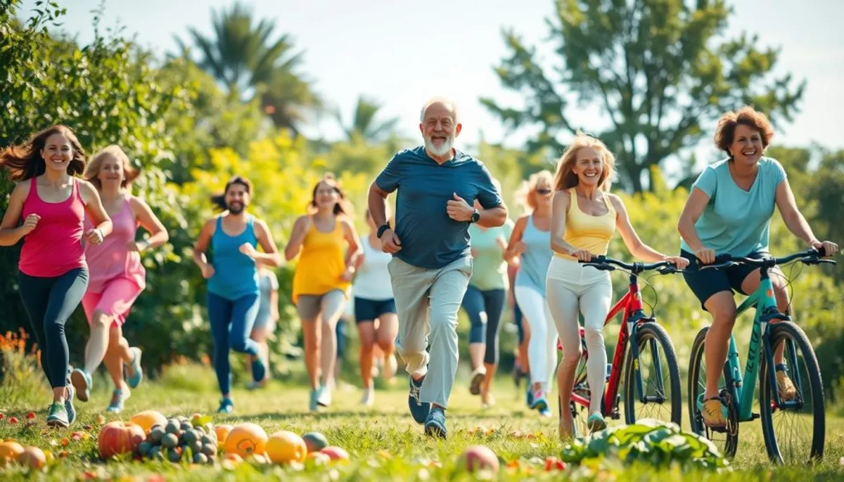 Exercise enhancing vitamin efficiency for healthy aging