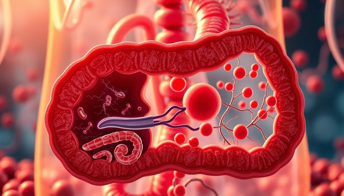Ciencia de la absorción de vitamina b12 y glóbulos rojos
