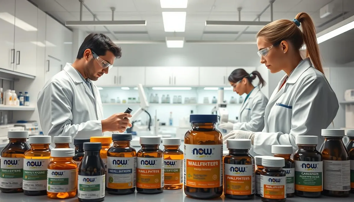 NOW supplements quality testing process