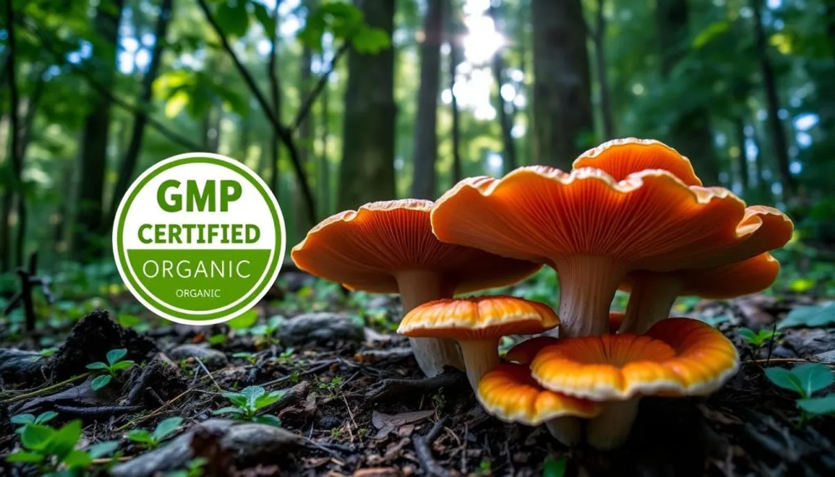 GMP certified organic mushrooms