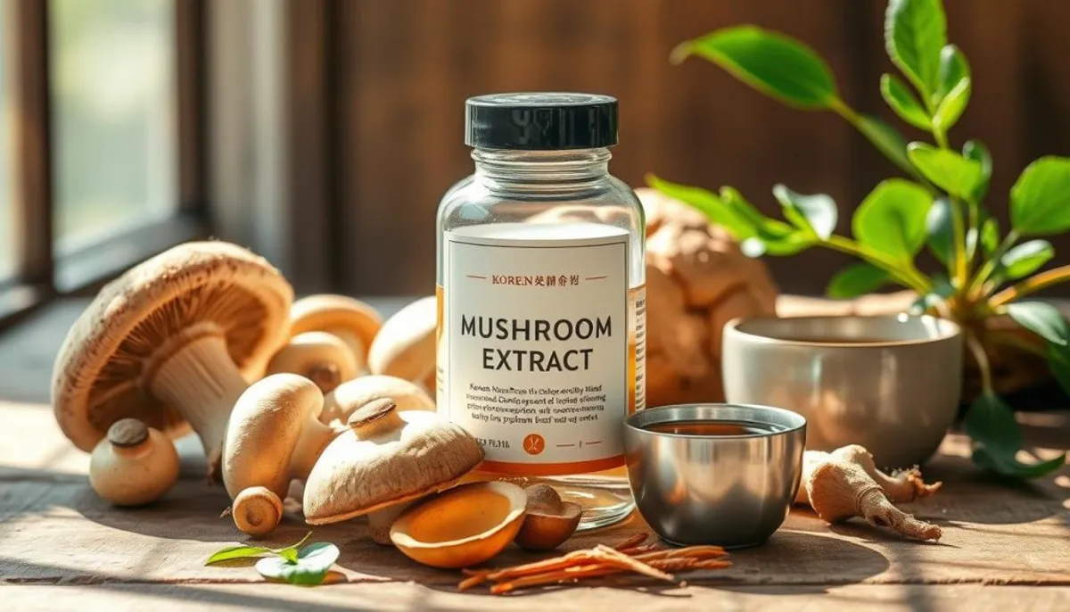 Korean longevity mushroom extract dosage