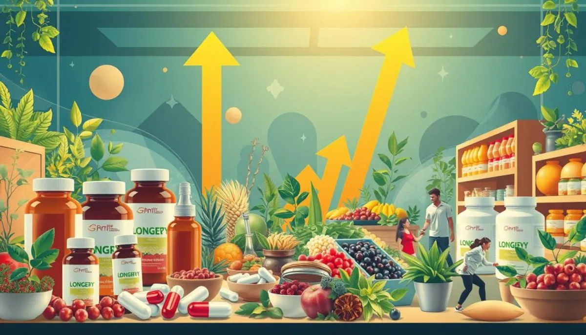 Longevity supplements market growth factors