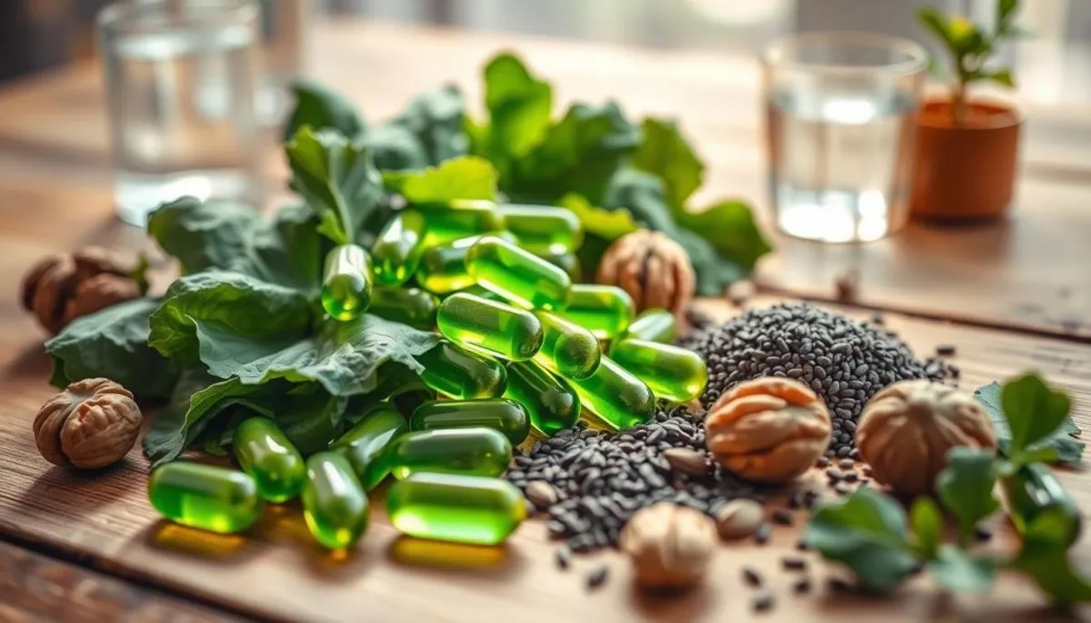 Vegan omega-3 supplements for brain health