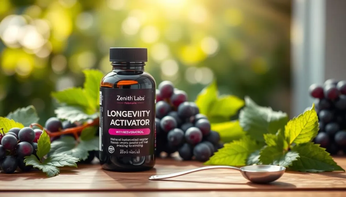 Zenith Labs Longevity Activator with Resveratrol dosage